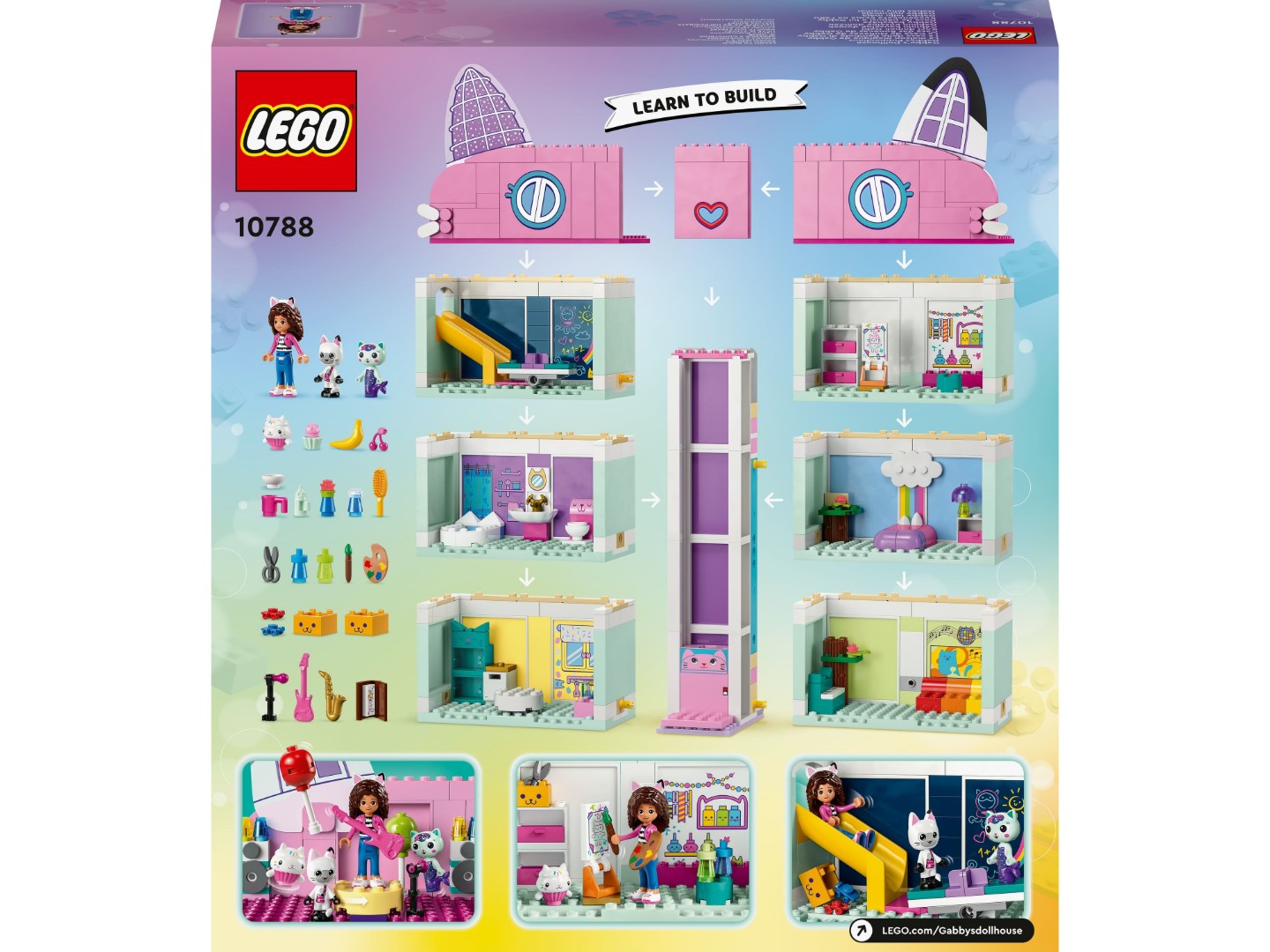 Конструктор LEGO Gabby's Dollhouse Ляльковий будиночок Ґаббі (10788) — фото 12
