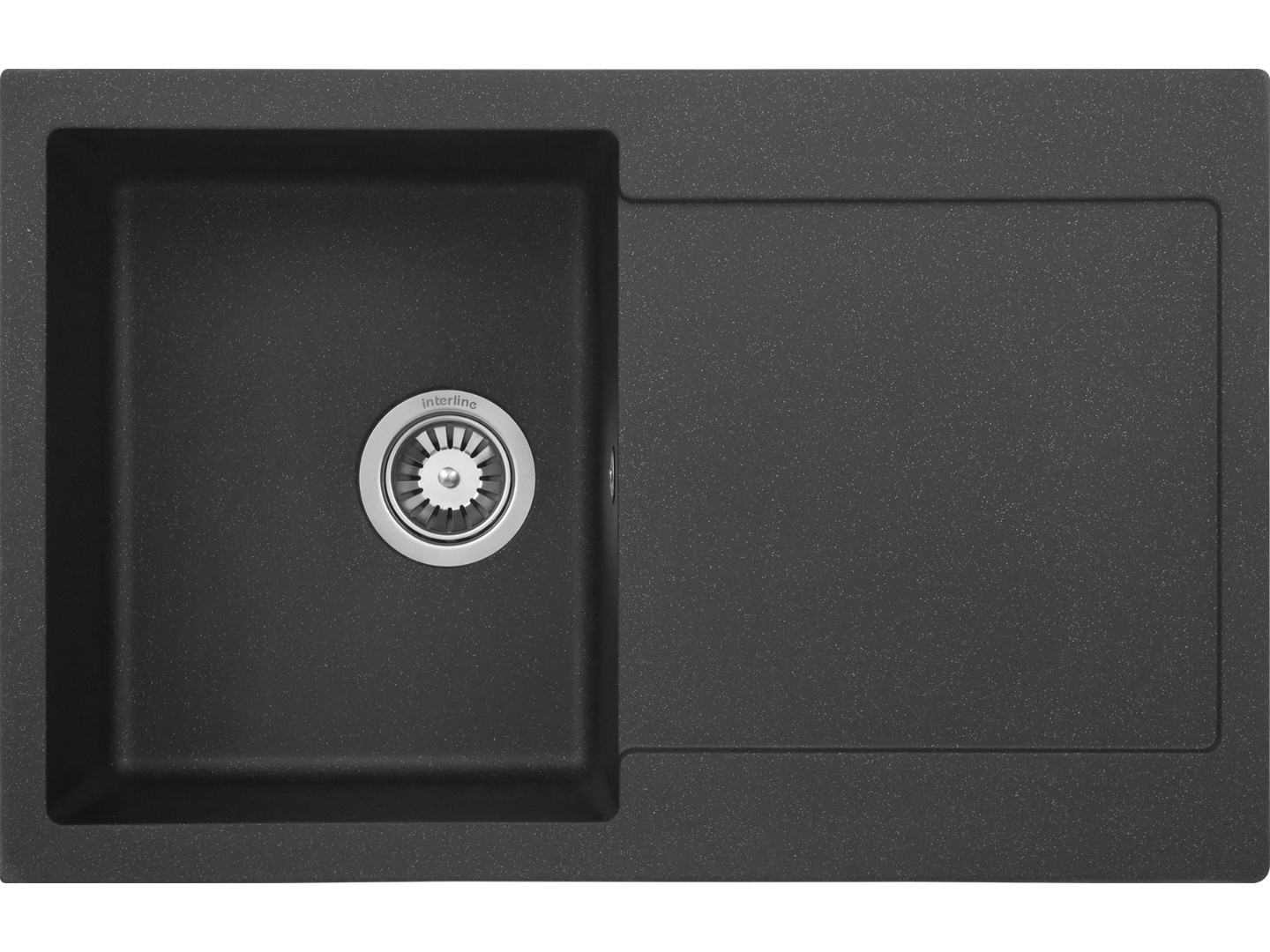 Мийка кухонна Interline Vega Black — фото 1