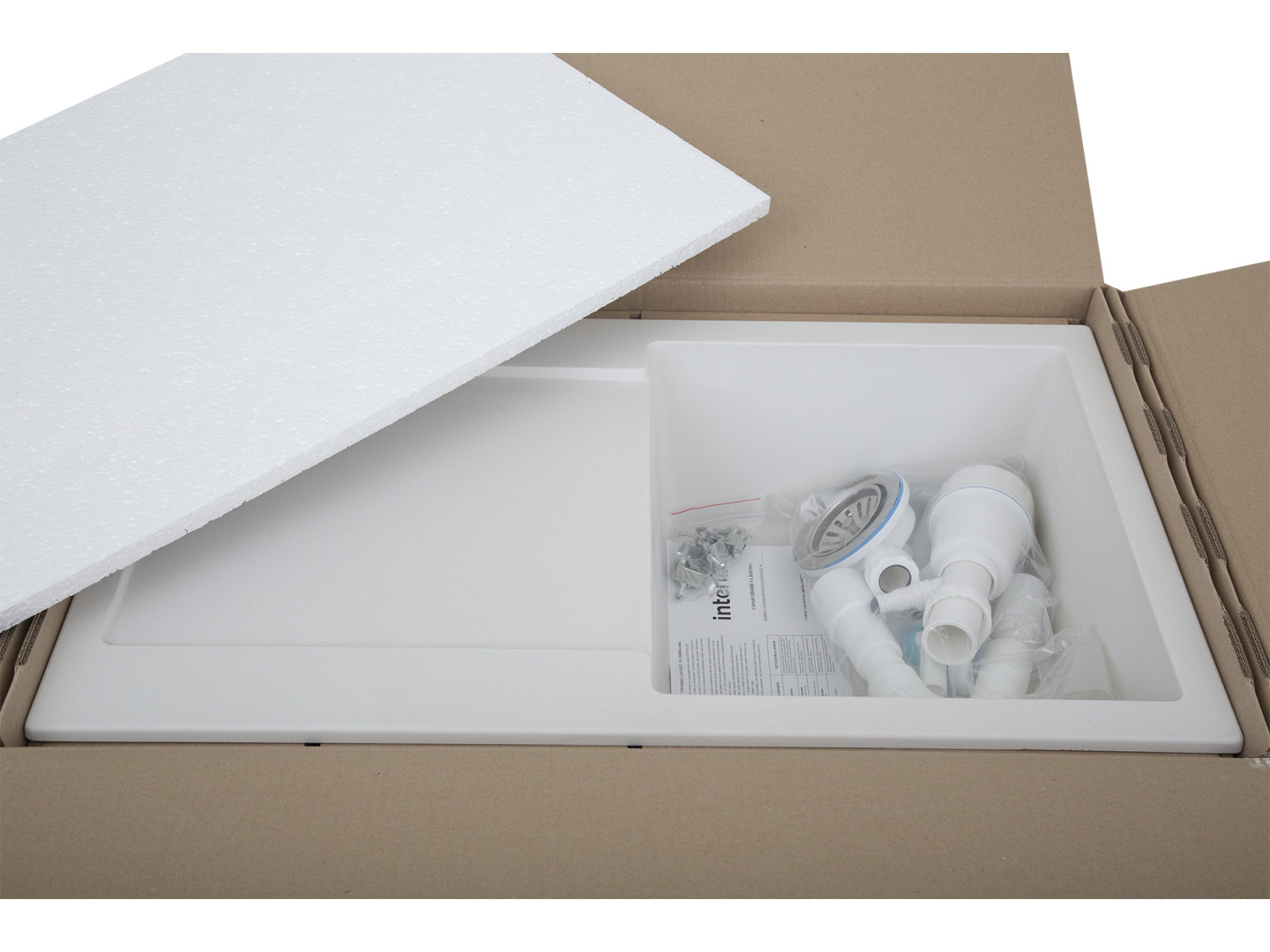 Мийка кухонна Interline Vega White — фото 8