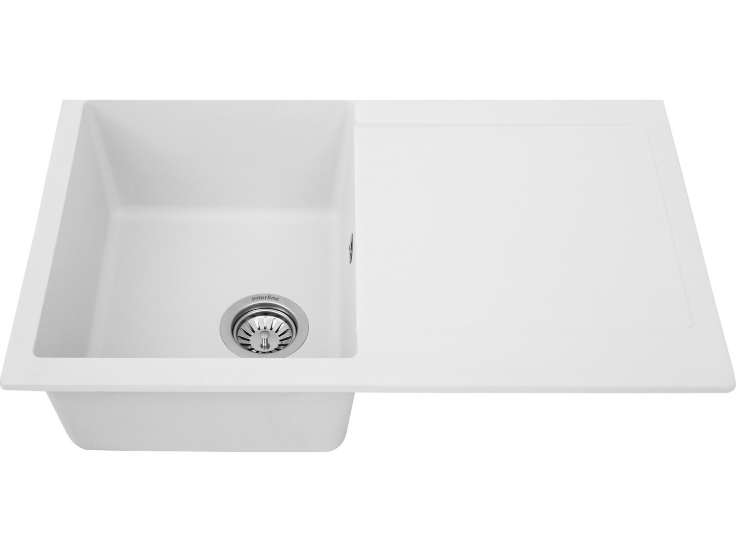 Мийка кухонна Interline Vega White — фото 2