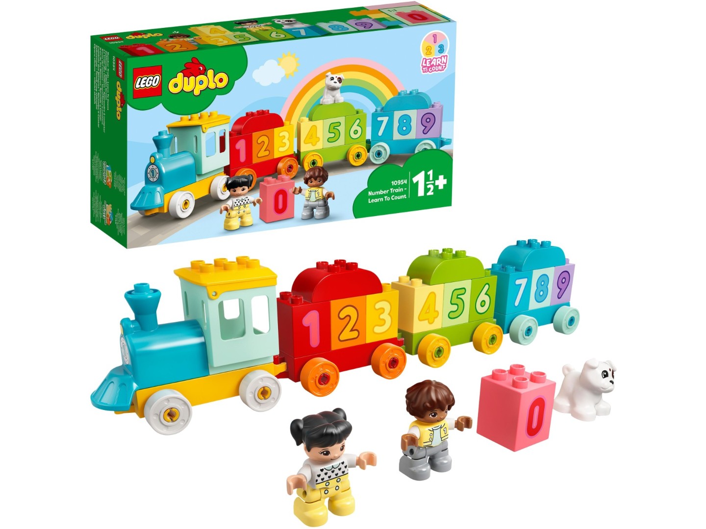 Конструктор LEGO DUPLO My First Потяг із цифрами – вчимося рахувати (10954) — фото 1