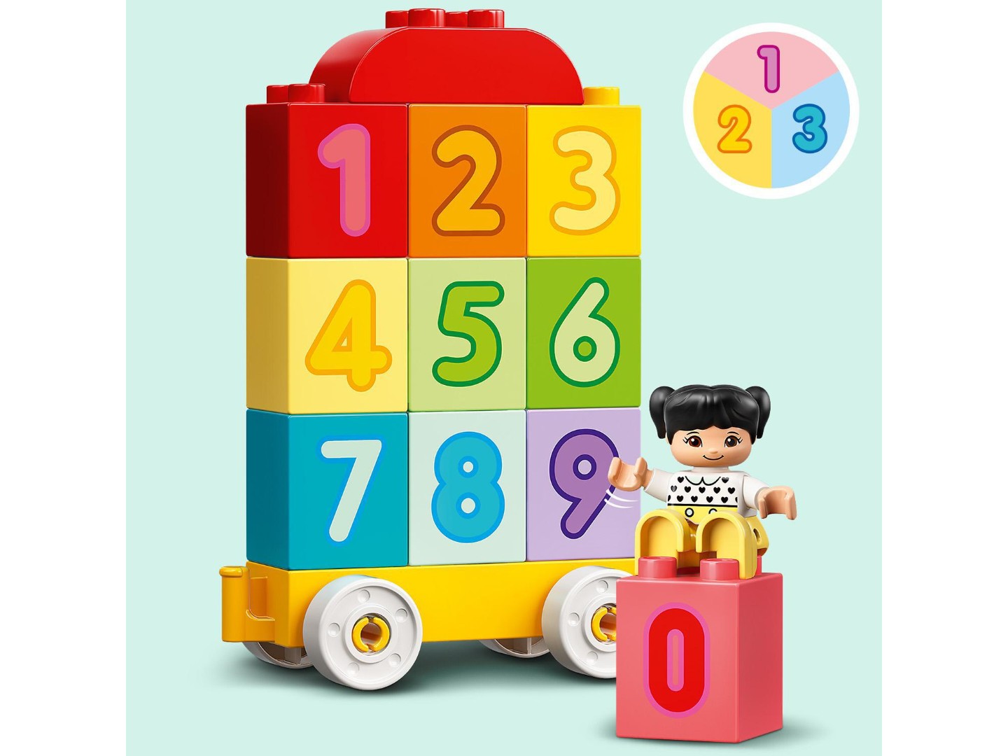 Конструктор LEGO DUPLO My First Потяг із цифрами – вчимося рахувати (10954) — фото 9