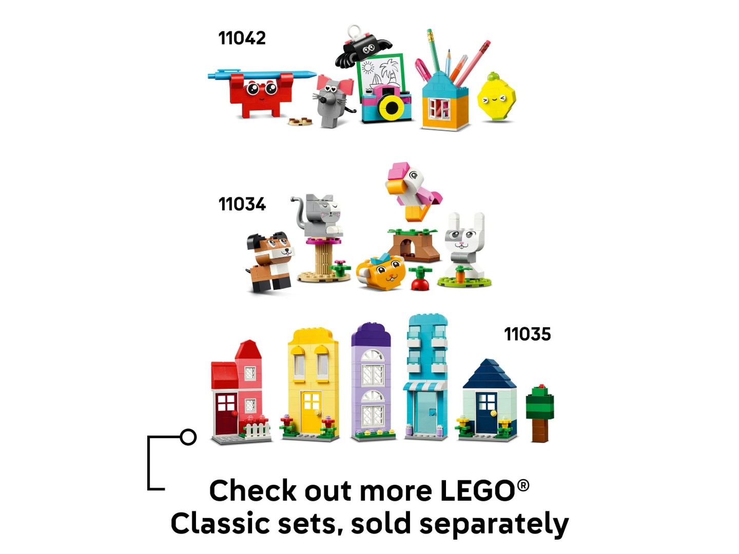 Конструктор LEGO Classic Творчі друзі з їжею (11039) — фото 9