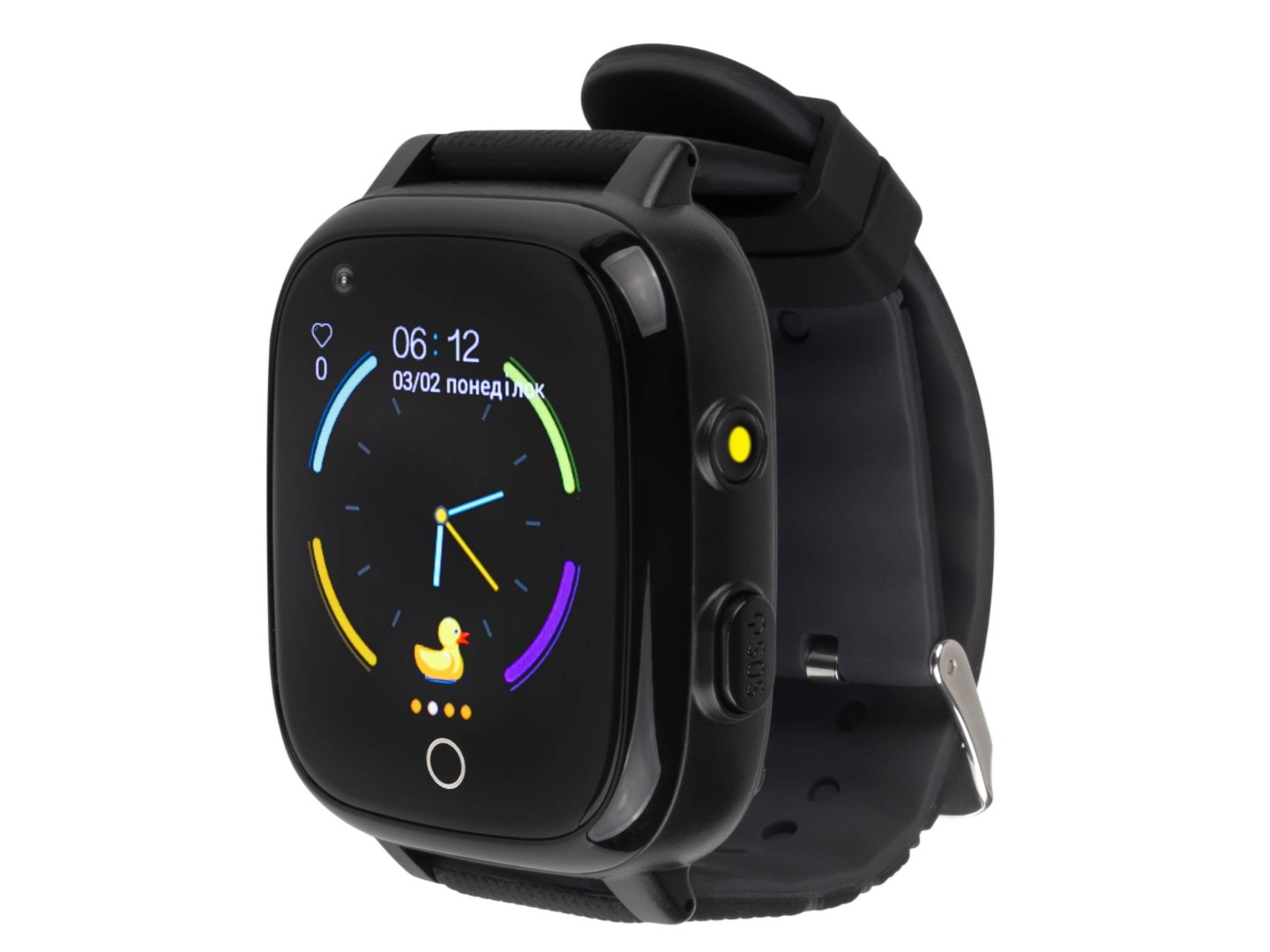 Дитячий годинник AmiGo GO005 4G WIFI Thermometer Black