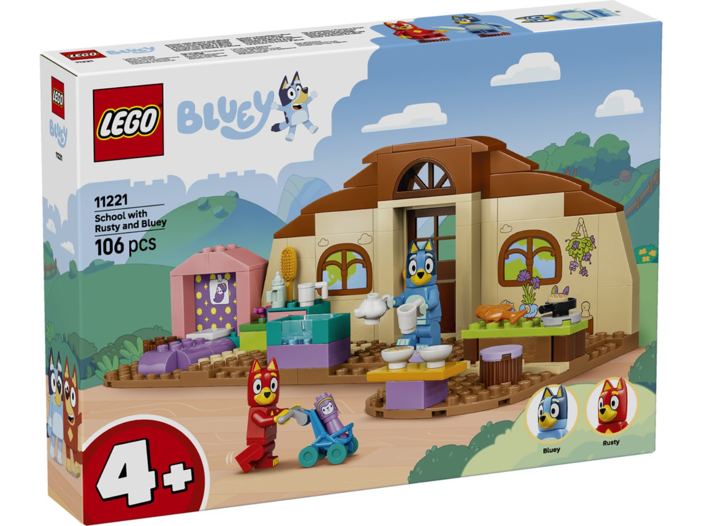 Конструктор LEGO Bluey Школа з Расті та Блуї (11221) — фото 12