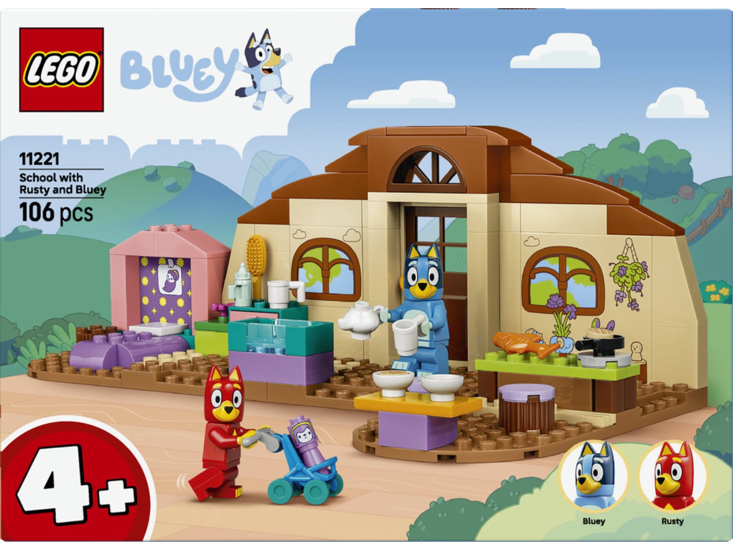 Конструктор LEGO Bluey Школа з Расті та Блуї (11221) — фото 13