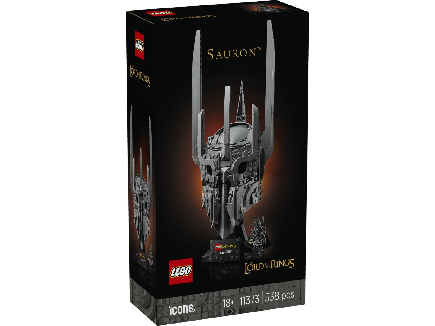 Конструктор LEGO Icons Володар перснів: шолом Саурона (11373) — фото 10