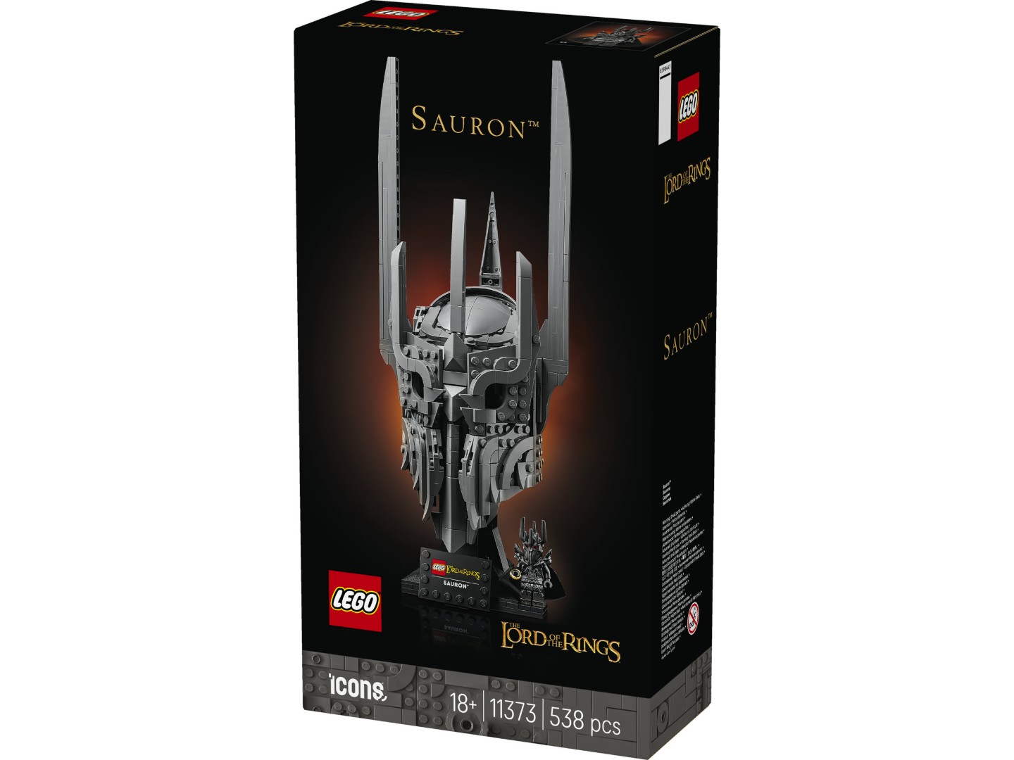 Конструктор LEGO Icons Володар перснів: шолом Саурона (11373) — фото 12