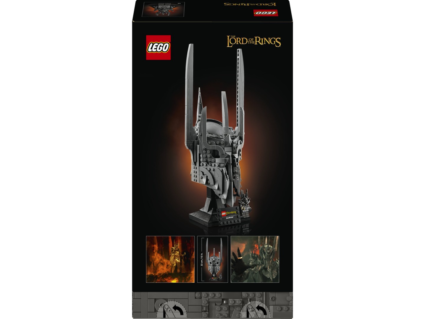 Конструктор LEGO Icons Володар перснів: шолом Саурона (11373) — фото 2