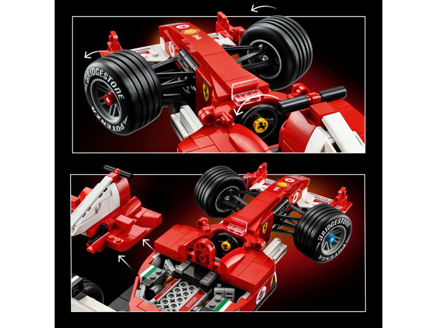 Конструктор LEGO Icons Ferrari F2004 та Michael Schumacher (11375) — фото 6