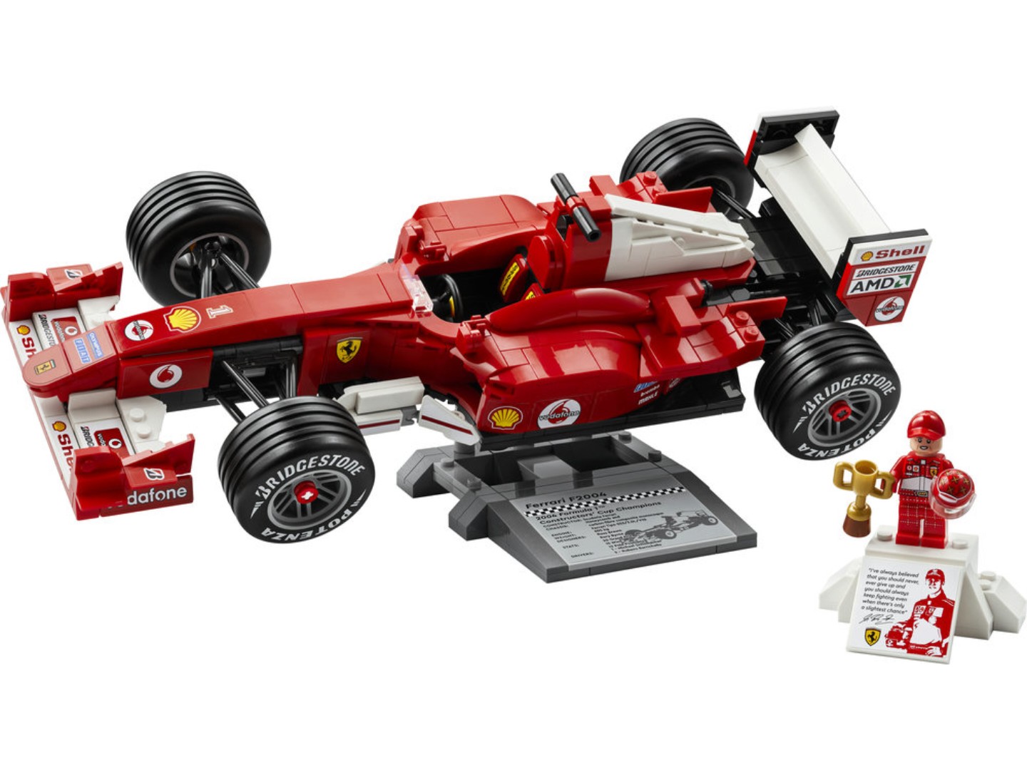 Конструктор LEGO Icons Ferrari F2004 та Michael Schumacher (11375) — фото 3