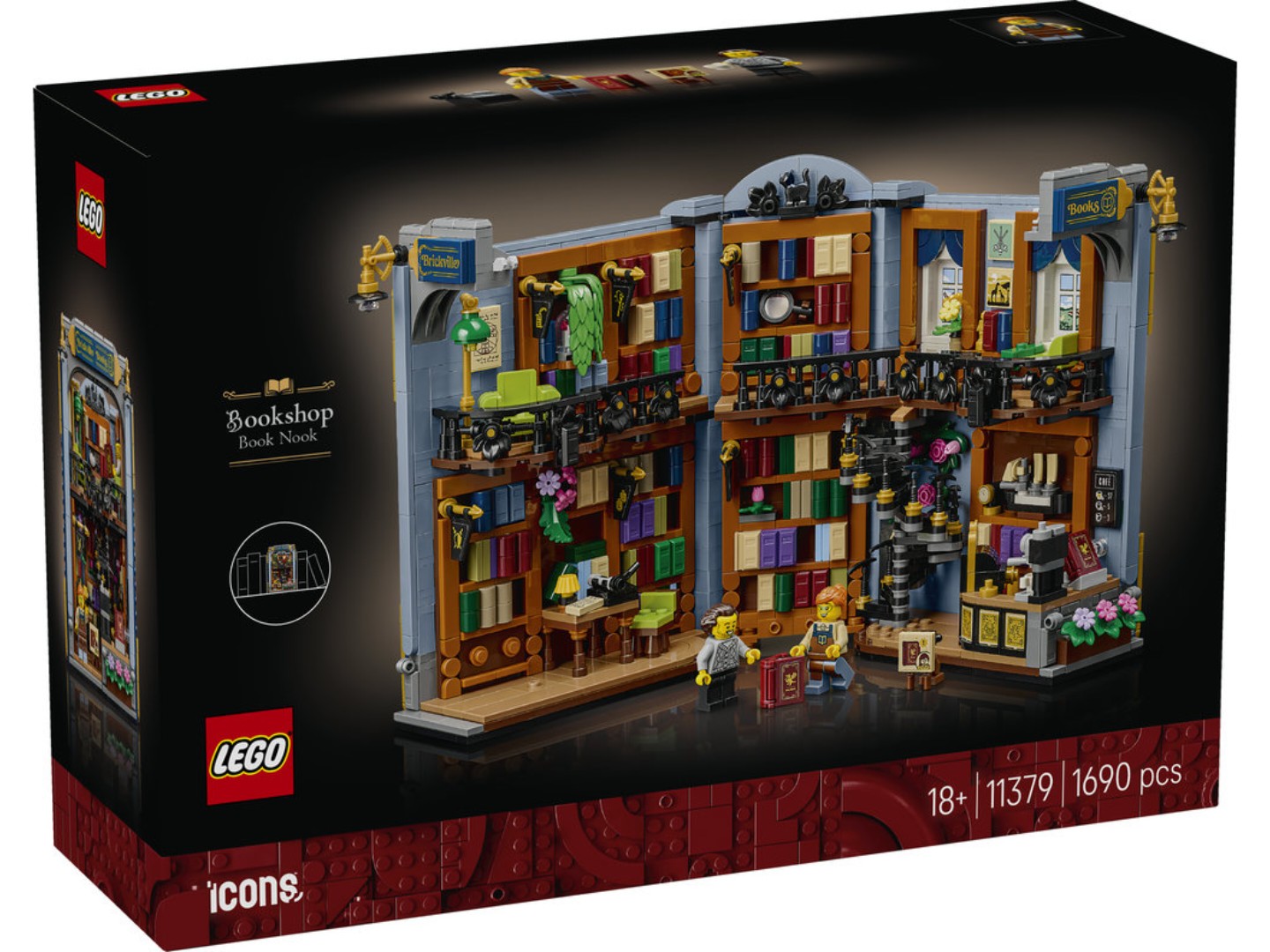 Конструктор LEGO Icons Книгарня: книжковий куточок (11379) — фото 11