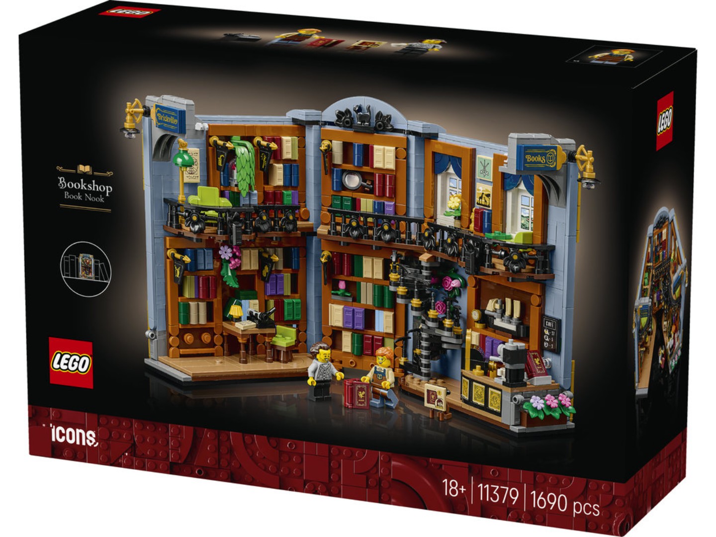 Конструктор LEGO Icons Книгарня: книжковий куточок (11379) — фото 13