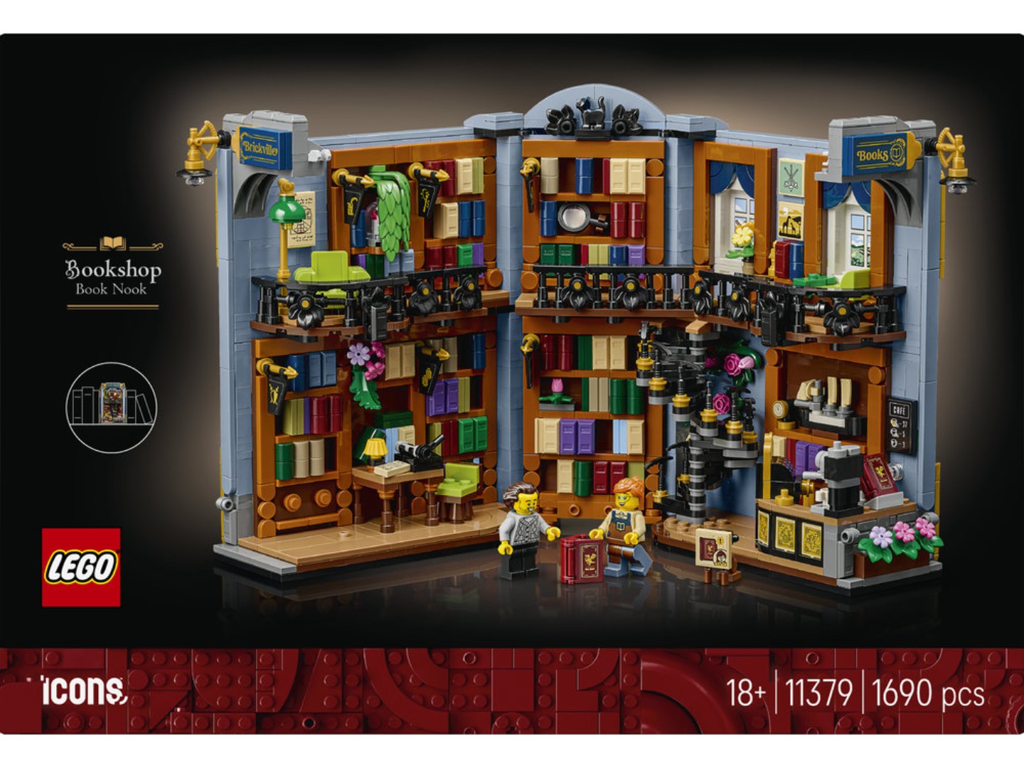 Конструктор LEGO Icons Книгарня: книжковий куточок (11379) — фото 12