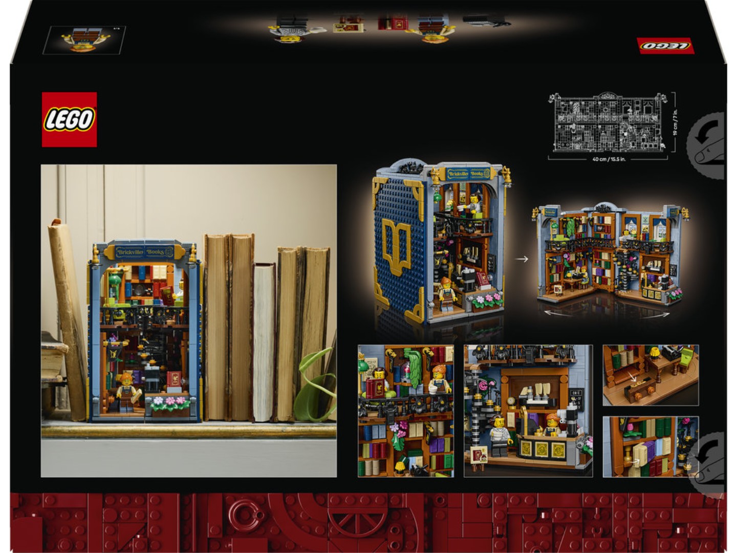 Конструктор LEGO Icons Книгарня: книжковий куточок (11379) — фото 2