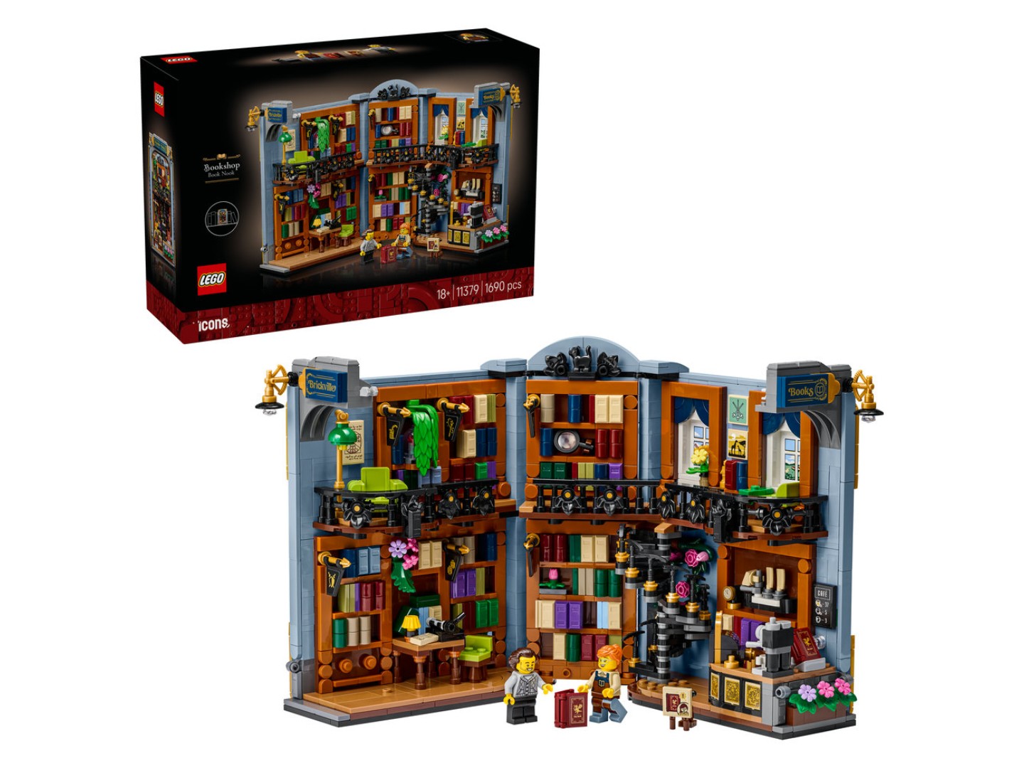 Конструктор LEGO Icons Книгарня: книжковий куточок (11379) — фото 1