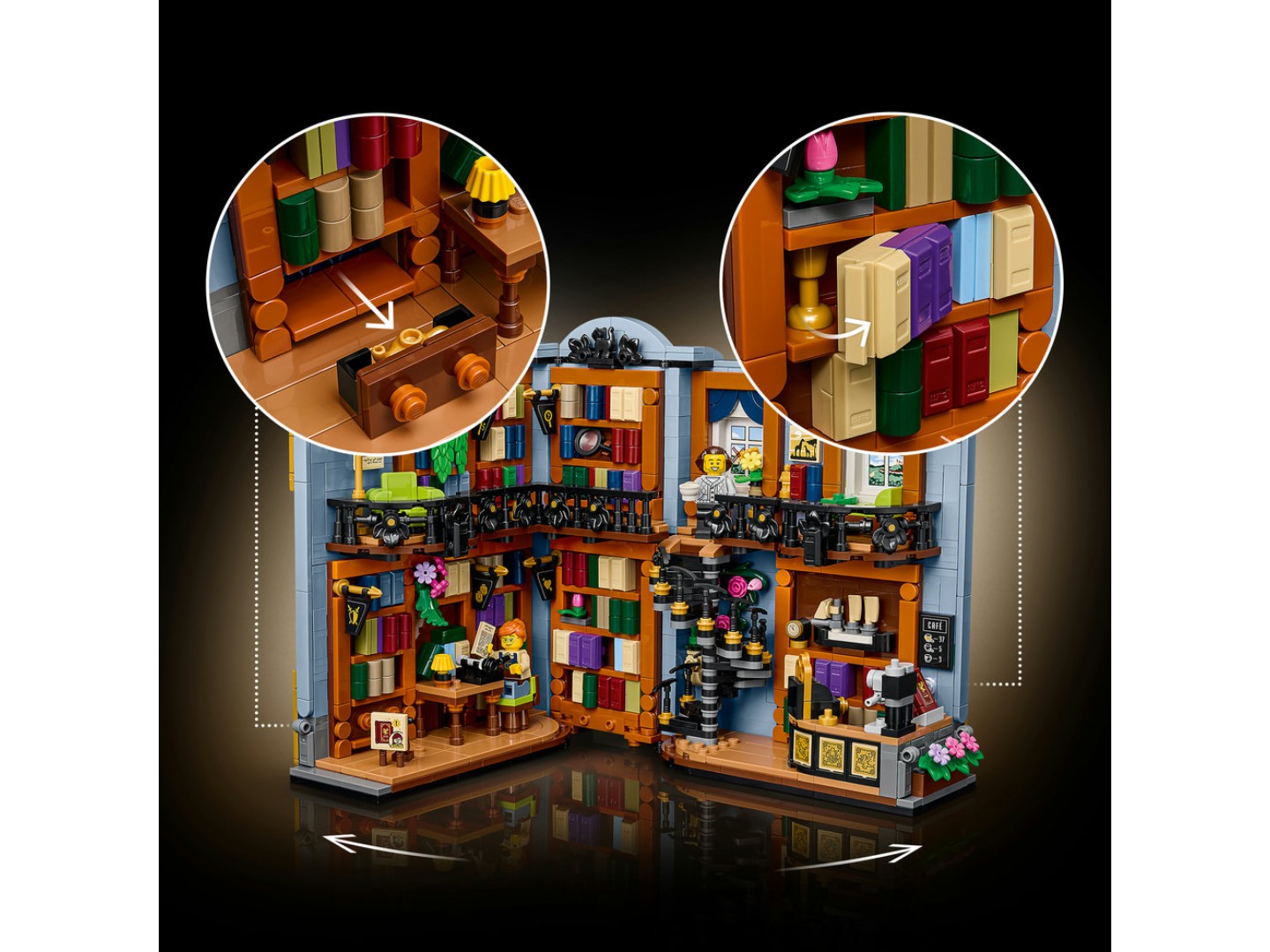 Конструктор LEGO Icons Книгарня: книжковий куточок (11379) — фото 6