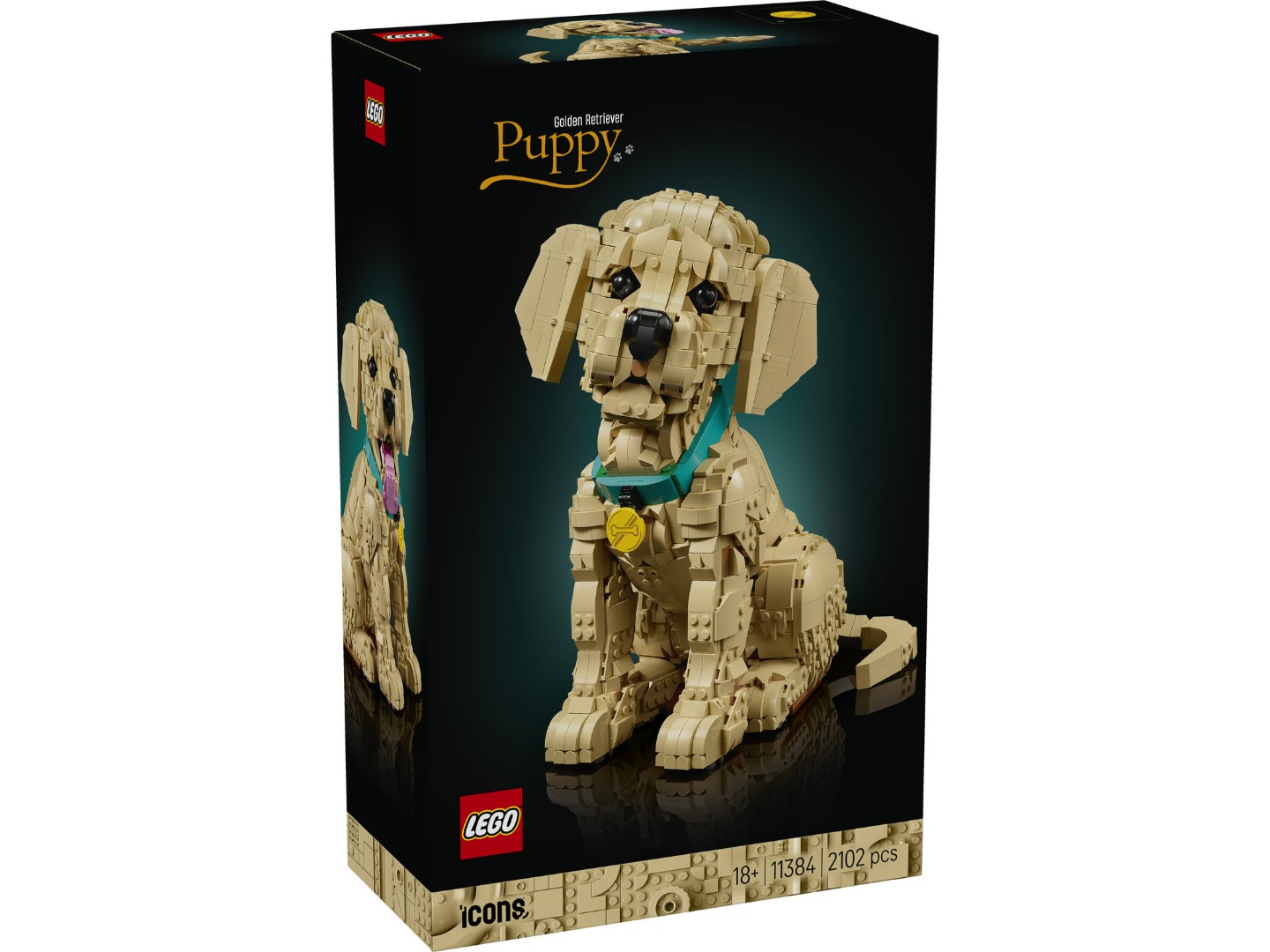 Конструктор LEGO Icons Цуценя золотистого ретривера (11384) — фото 11