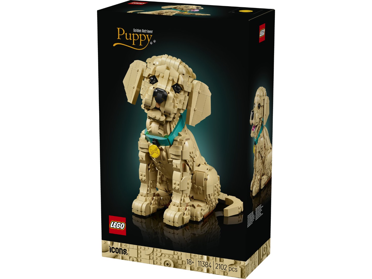 Конструктор LEGO Icons Цуценя золотистого ретривера (11384) — фото 13