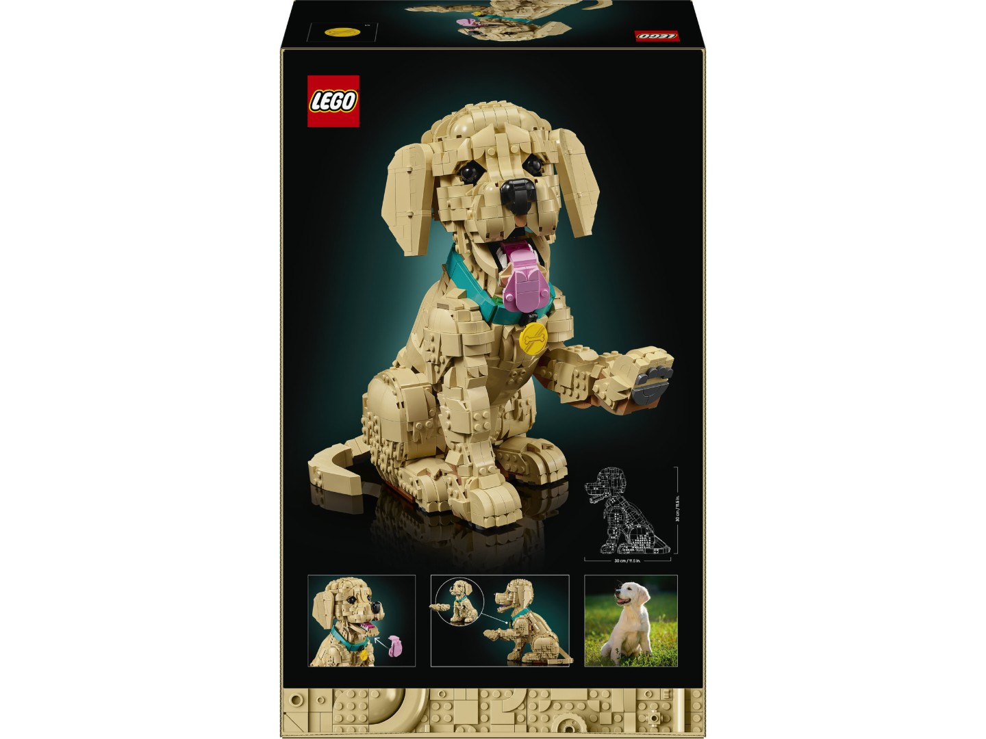 Конструктор LEGO Icons Цуценя золотистого ретривера (11384) — фото 2