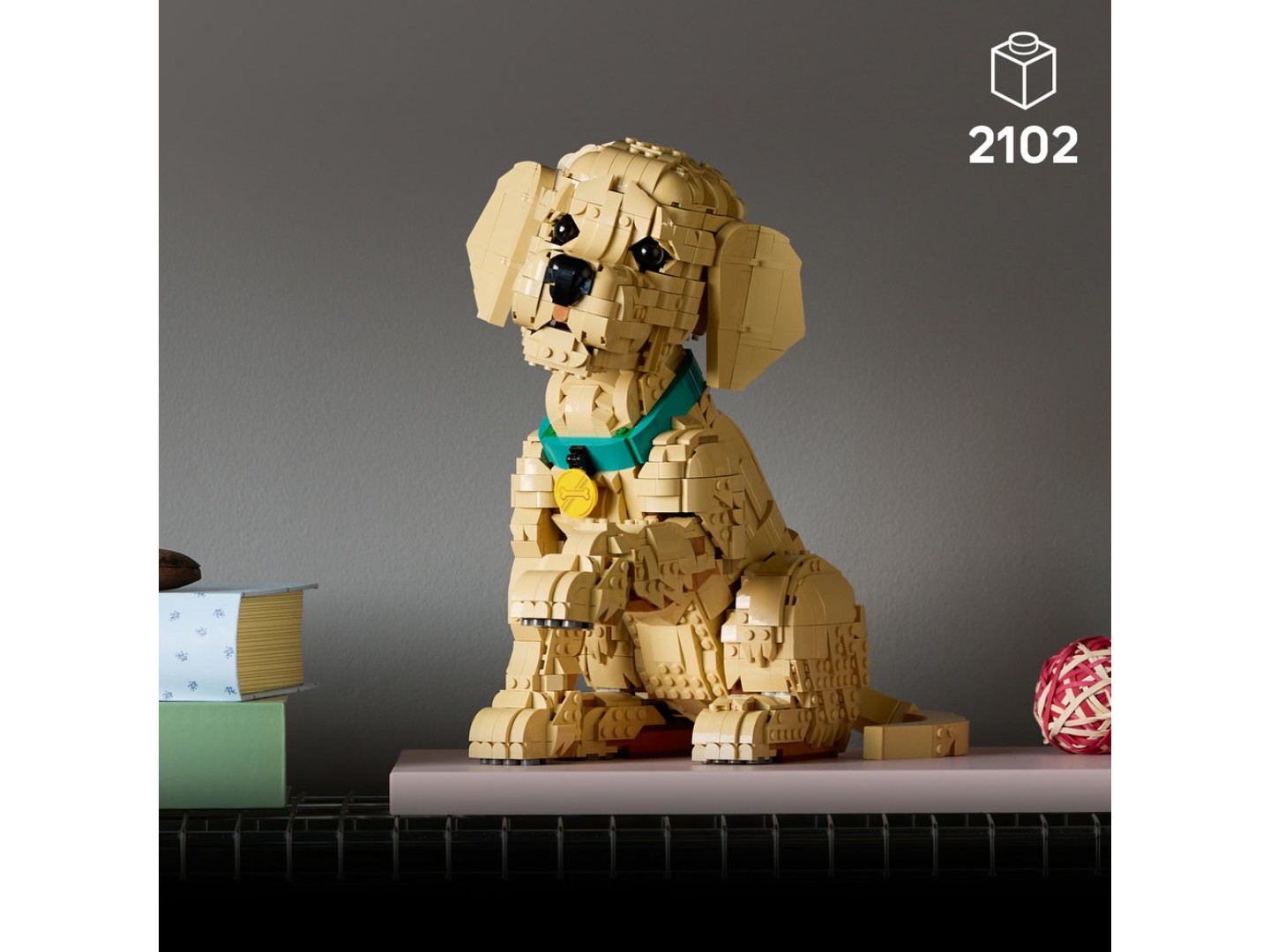 Конструктор LEGO Icons Цуценя золотистого ретривера (11384) — фото 4