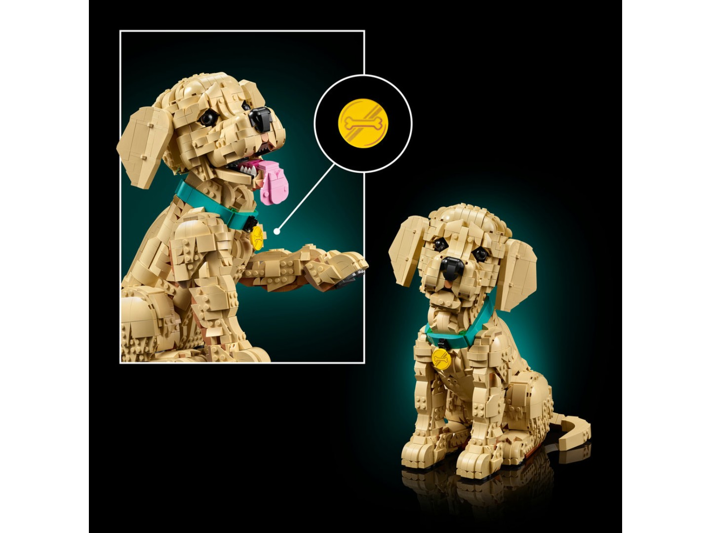 Конструктор LEGO Icons Цуценя золотистого ретривера (11384) — фото 8