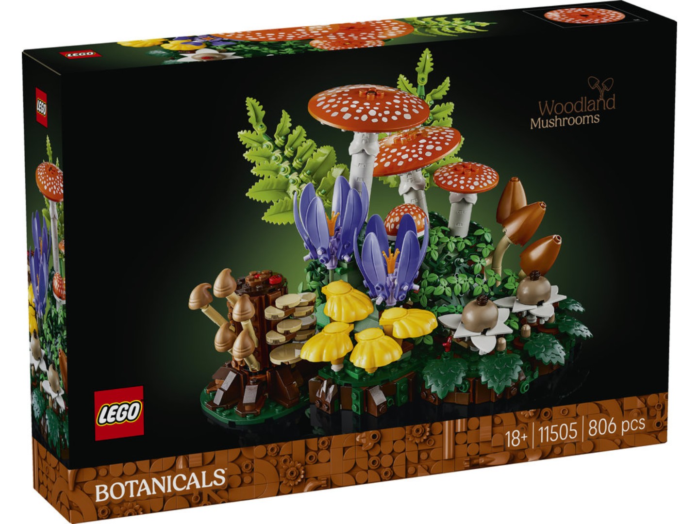 Конструктор LEGO Botanicals Лісові гриби (11505) — фото 11