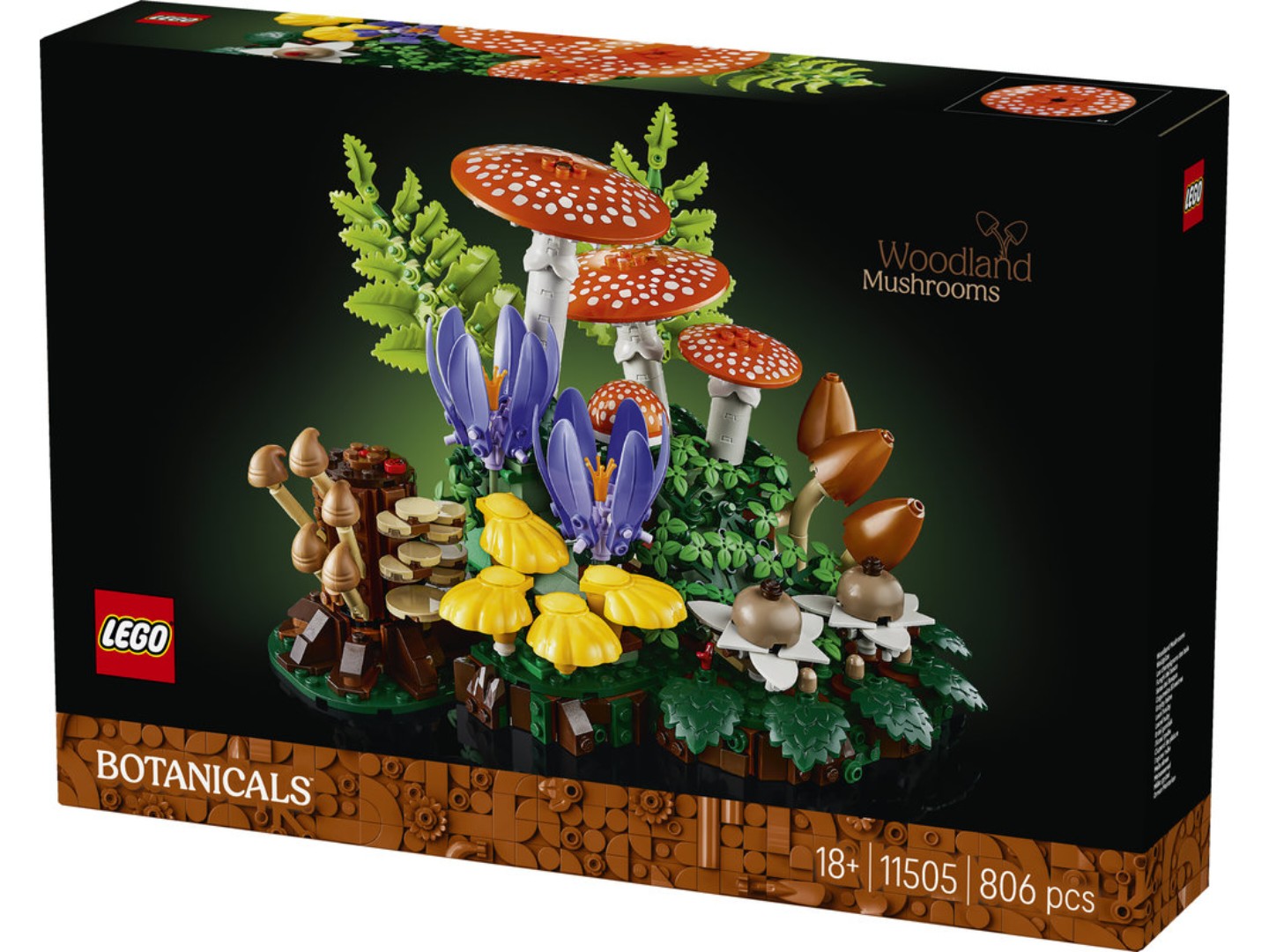 Конструктор LEGO Botanicals Лісові гриби (11505) — фото 13