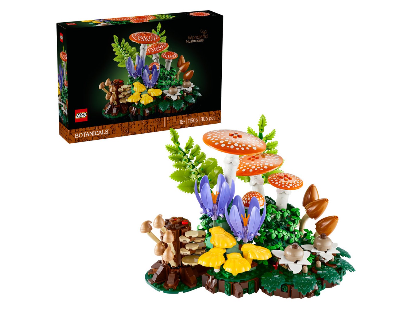 Конструктор LEGO Botanicals Лісові гриби (11505) — фото 1