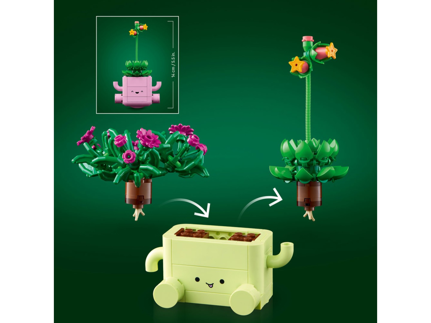 Конструктор LEGO Botanicals Рослини, що гойдаються (11506) — фото 6