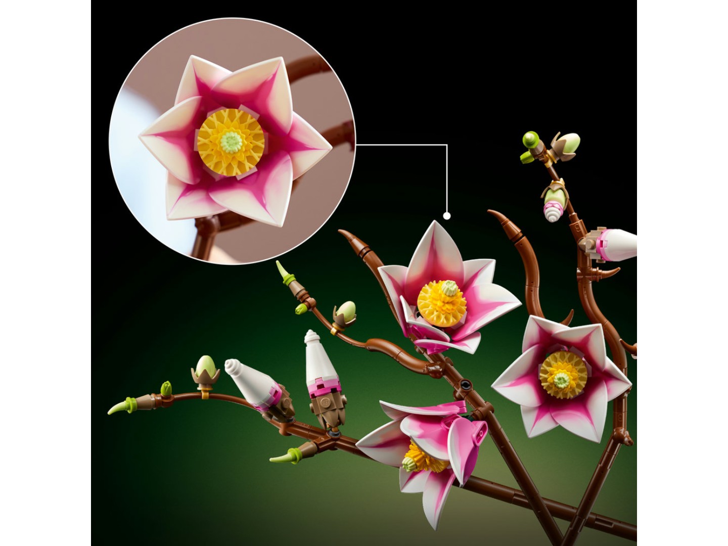 Конструктор LEGO Botanicals Гілки магнолії (11510) — фото 7