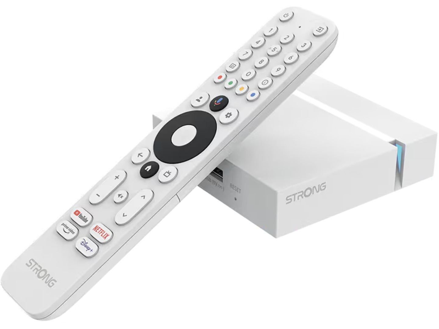 Стаціонарний медіаплеєр Strong GOOGLE TV BOX 4K LEAP-S3+V2