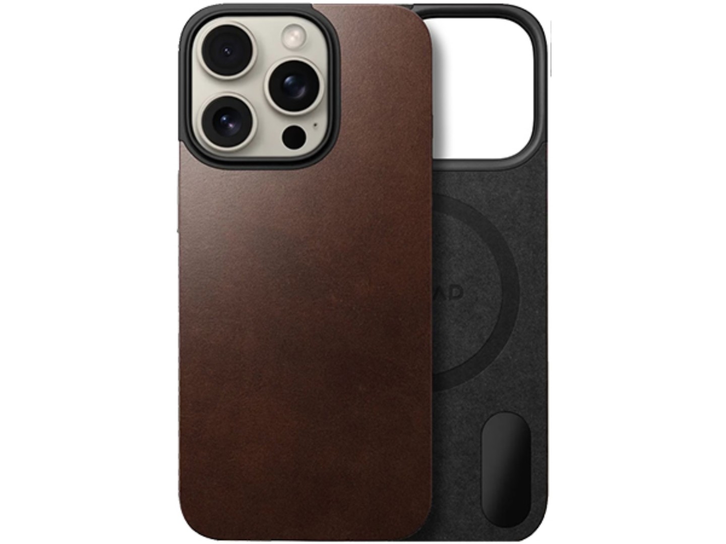 Чохол для смартфону Nomad Magnetic Rustic Brown Horween for iPhone 16 Pro (NM01362685)