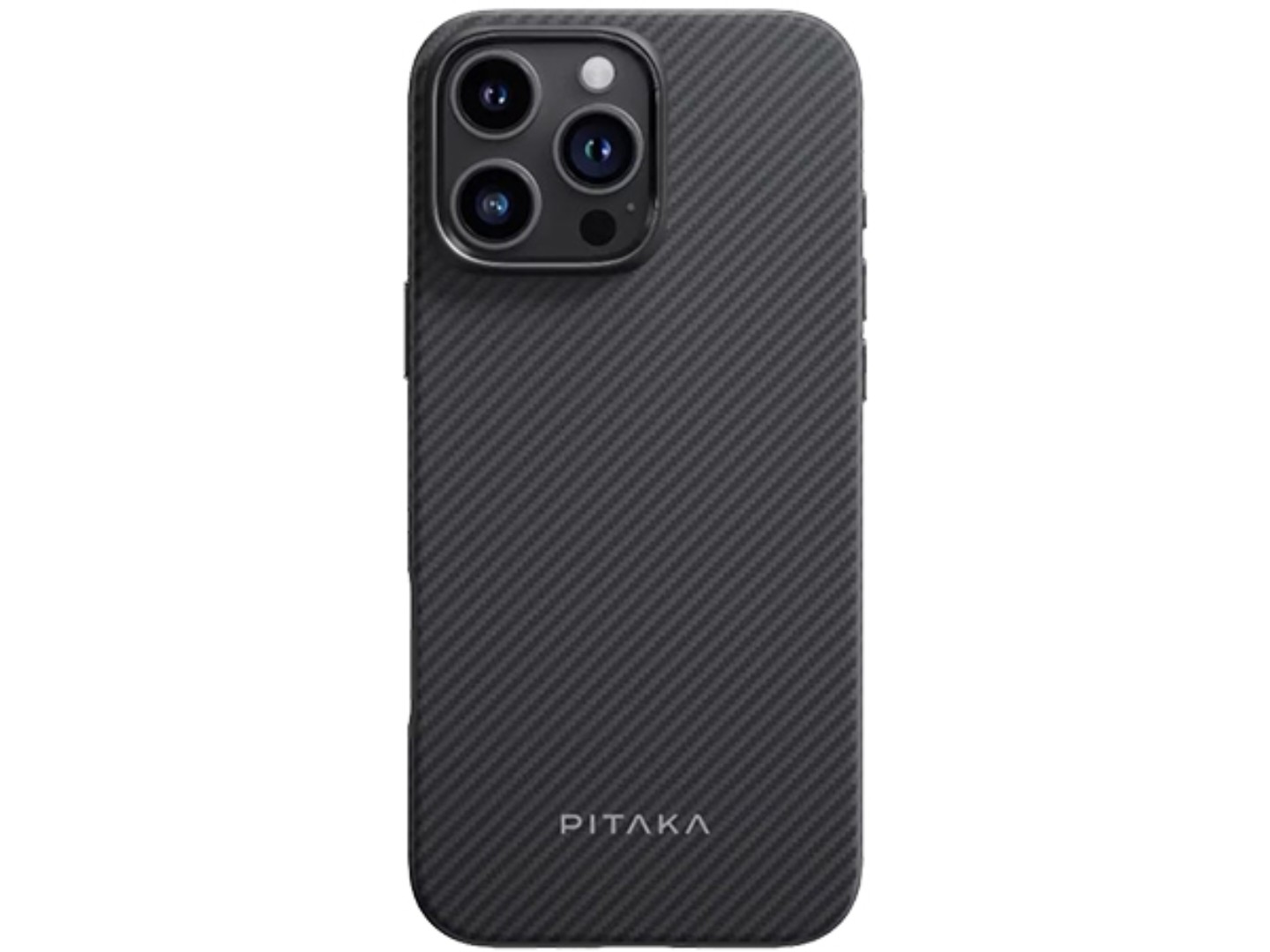 Чохол для смартфону Pitaka Military-Grade Protective Classic Twill 600D Black/Grey for iPhone 16 Pro (KI1601PPA)