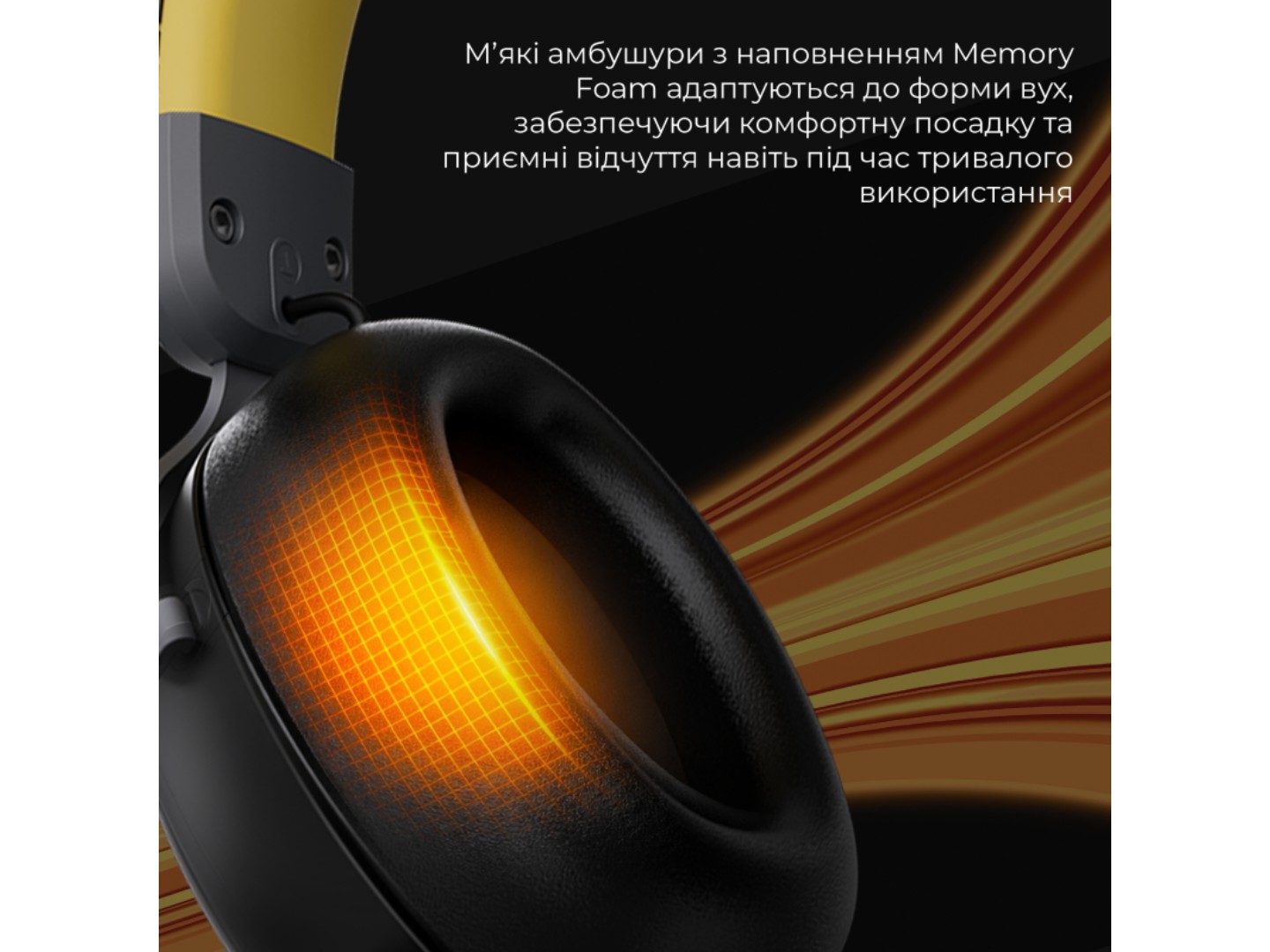 Гарнітура бездротова ігрова Ajazz AHM08 MAX 3-Mode Black (AHM08-MAX-BGY) — фото 7