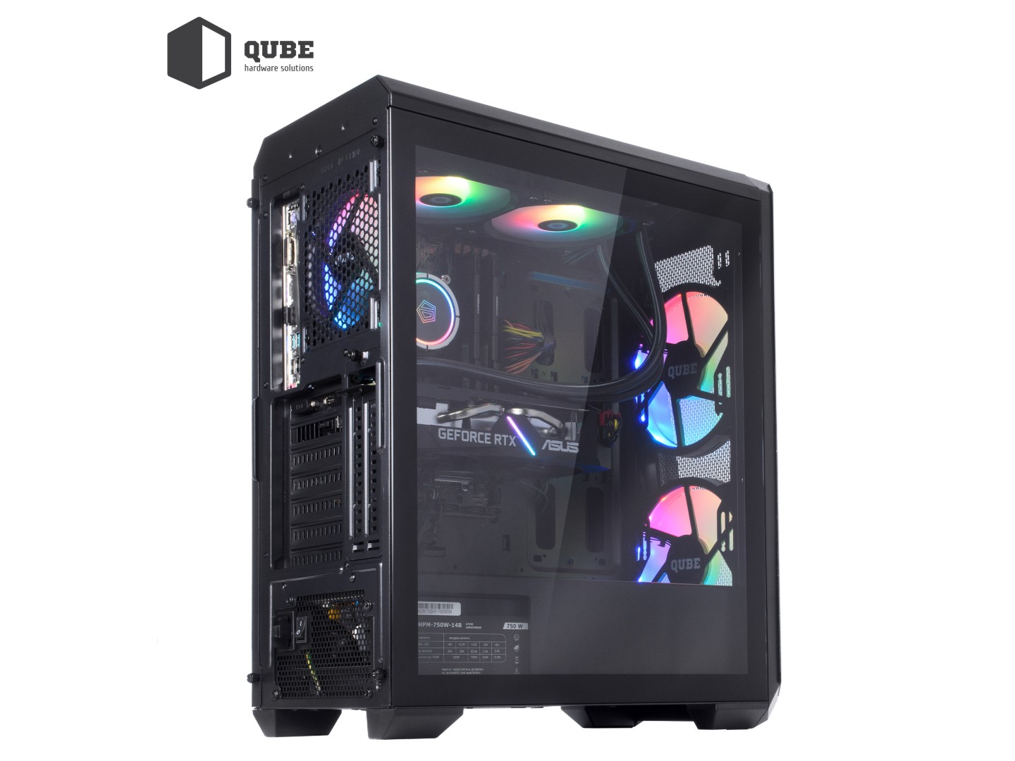 Системний блок QUBE QB Ryzen 7 7700X RTX 3050 8GB W1 324 (Ryzen77700XRTX30508GBW1324) — фото 11