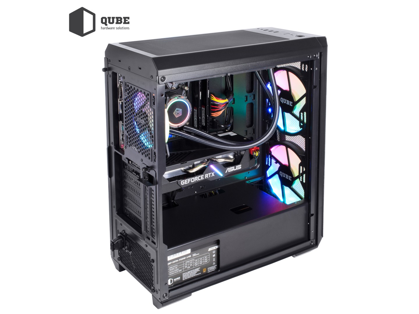 Системний блок QUBE QB Ryzen 7 7700X RTX 3050 8GB W1 324 (Ryzen77700XRTX30508GBW1324) — фото 13