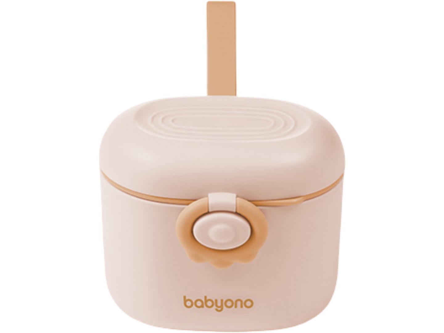 Дозатор молочної суміші для малюка BabyOno 240 мл з герметичною кришкою та ложечкою беж. (1544/02) — фото 1