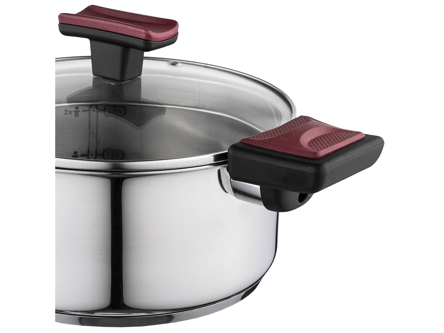 Набір посуду Tefal G723SA74 Cook & Clip 10 пр каструлі 22см (6,1 л)/24 см (5,0 л)/20 см (2,9 л)/18 см (2,0 л), ковш16 см (1,5 л) — фото 12