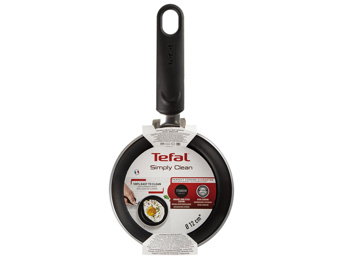 Сковорода універсальна Tefal B5670053 Simply Clean 12 см — фото 10
