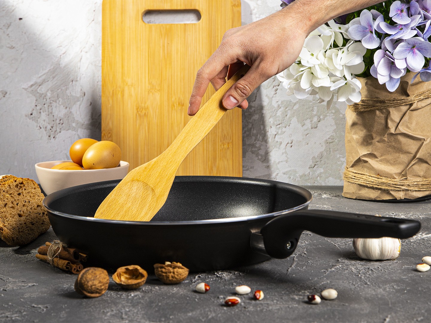 Сковорода універсальна Tefal C3840653 XL INTENSE 28 см — фото 8