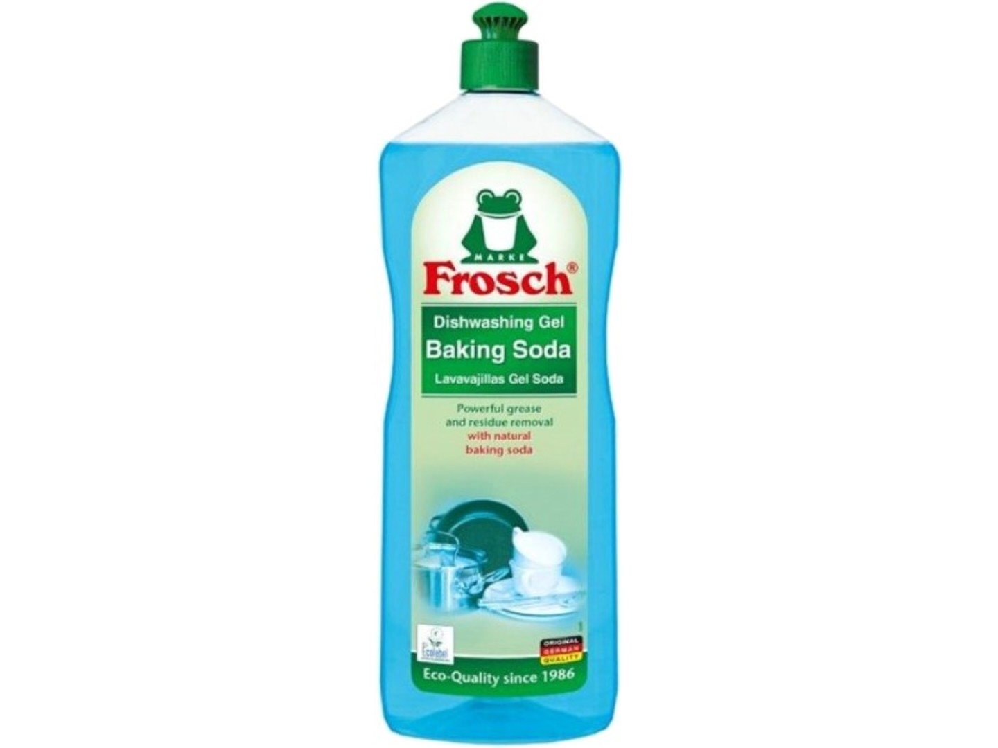 Засіб для ручного миття посуду Frosch Сода 1 л (4009175956729) — фото 1