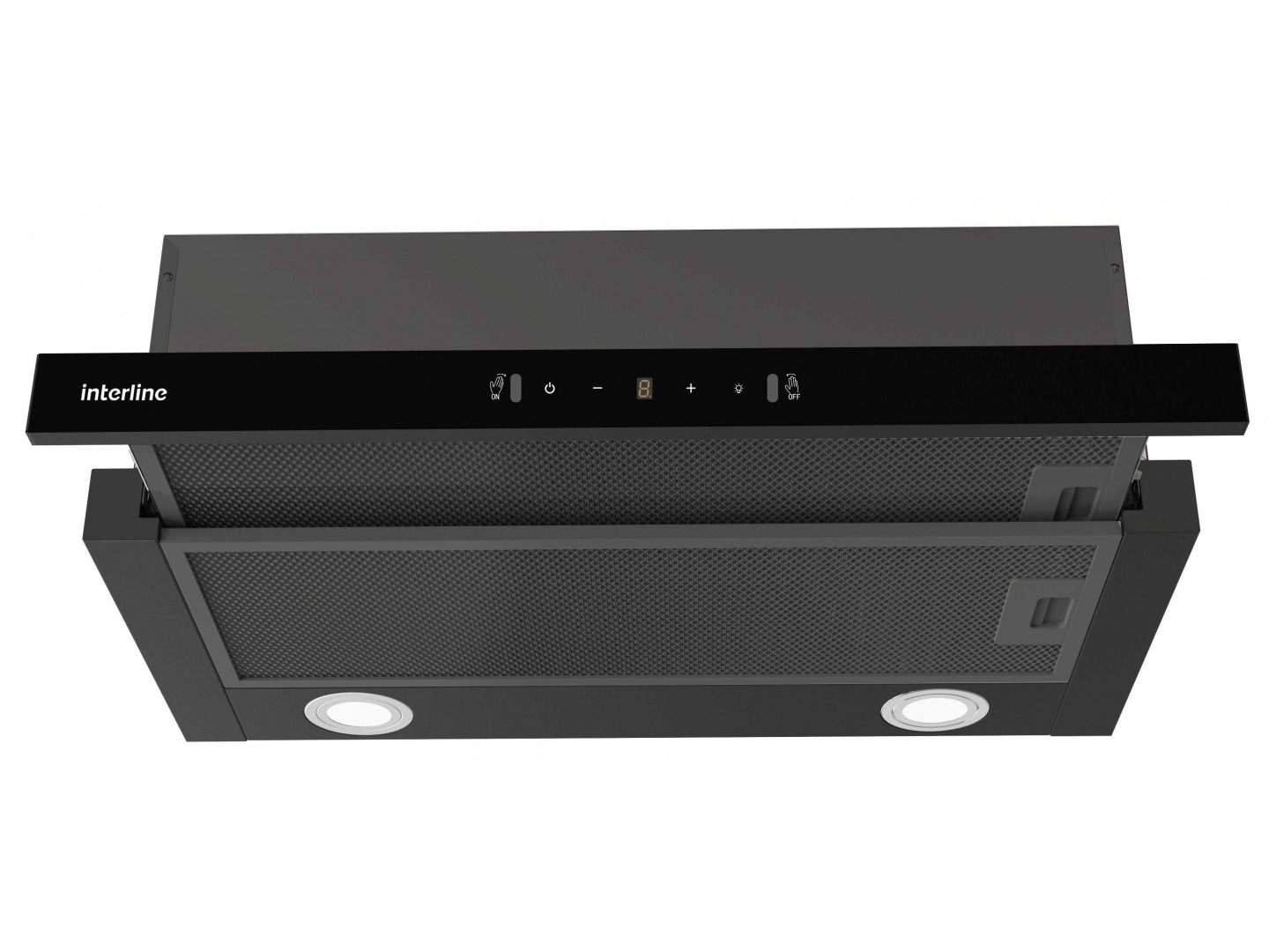 Витяжка вбудована Interline SLIM ULTRA GLASS BL A/60 — фото 2