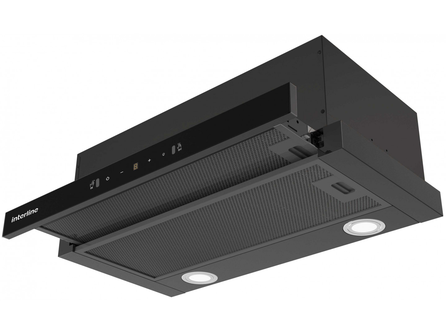 Витяжка вбудована Interline SLIM ULTRA GLASS BL A/60 — фото 3