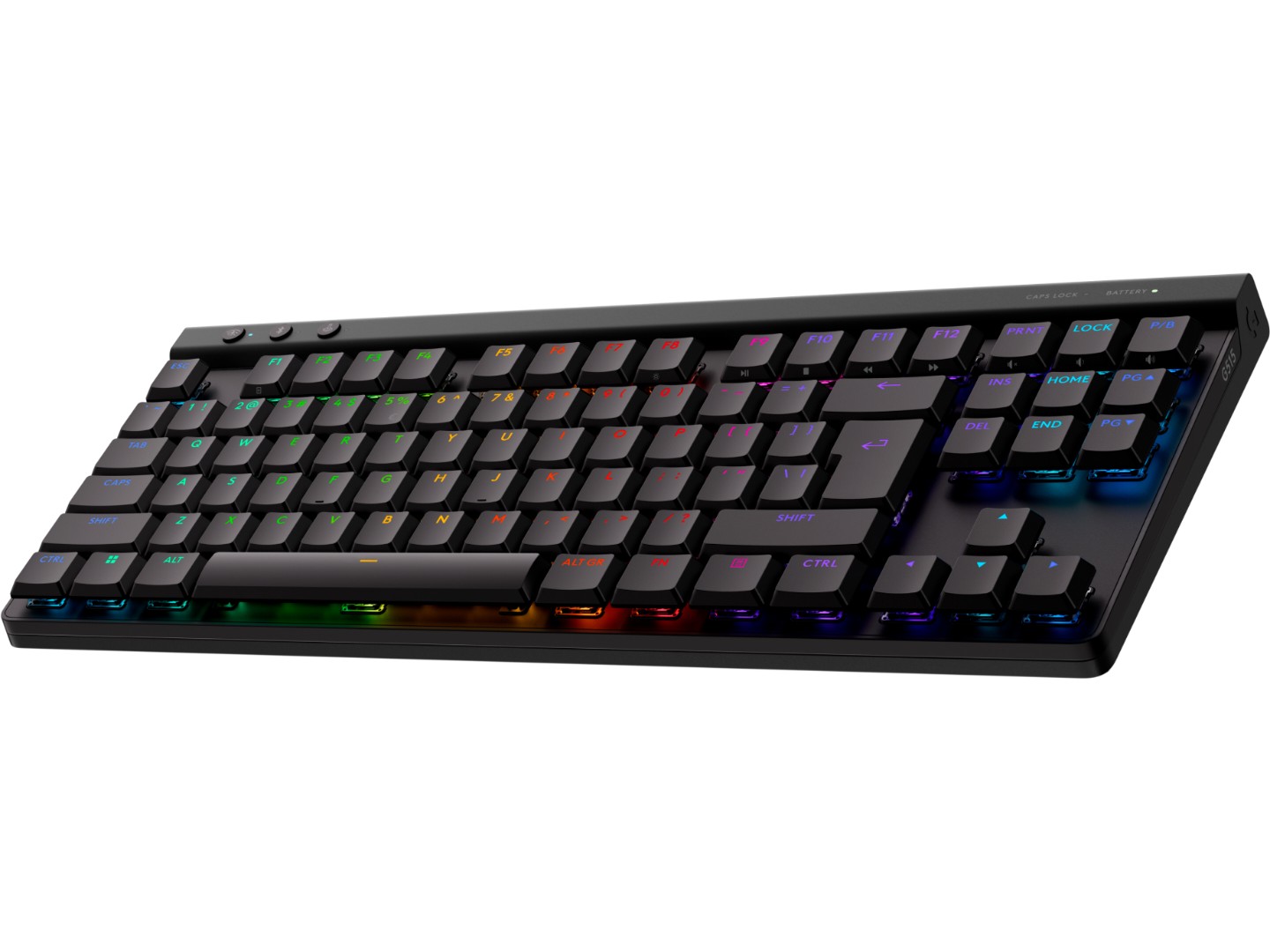 Клавіатура бездротова ігрова Logitech G515 Lightspeed TKL Mechanical Tactile Wireless (920-014075)
