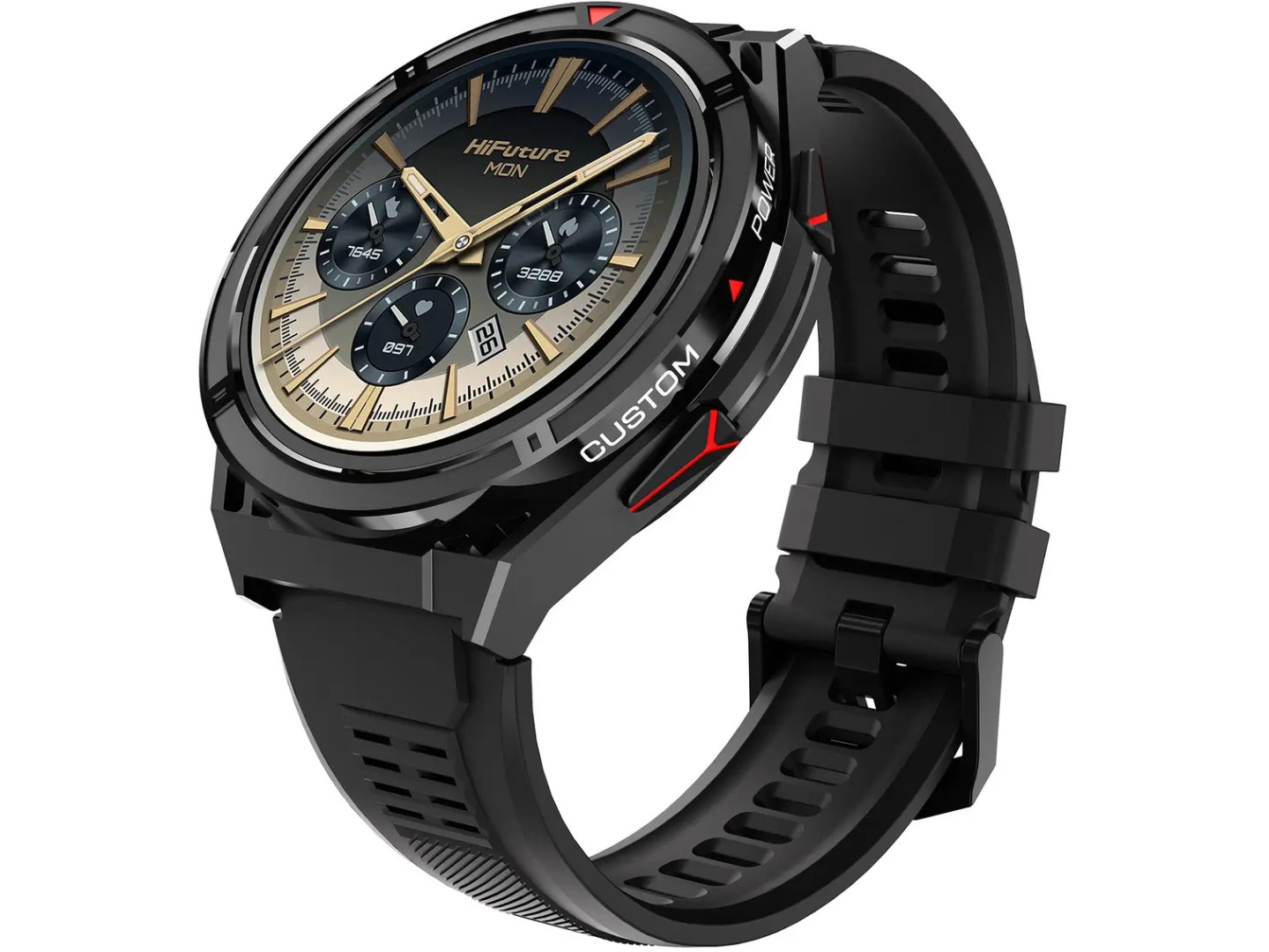 Смарт-годинник HiFuture active.black-red