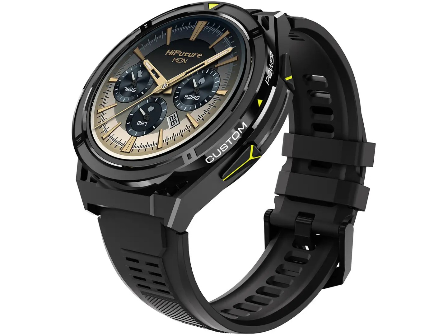 Смарт-годинник HiFuture active.black-yellow