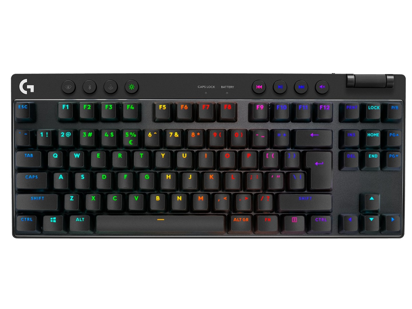 Клавіатура бездротова ігрова Logitech G Pro X TKL LightSpeed Black (920-012136)
