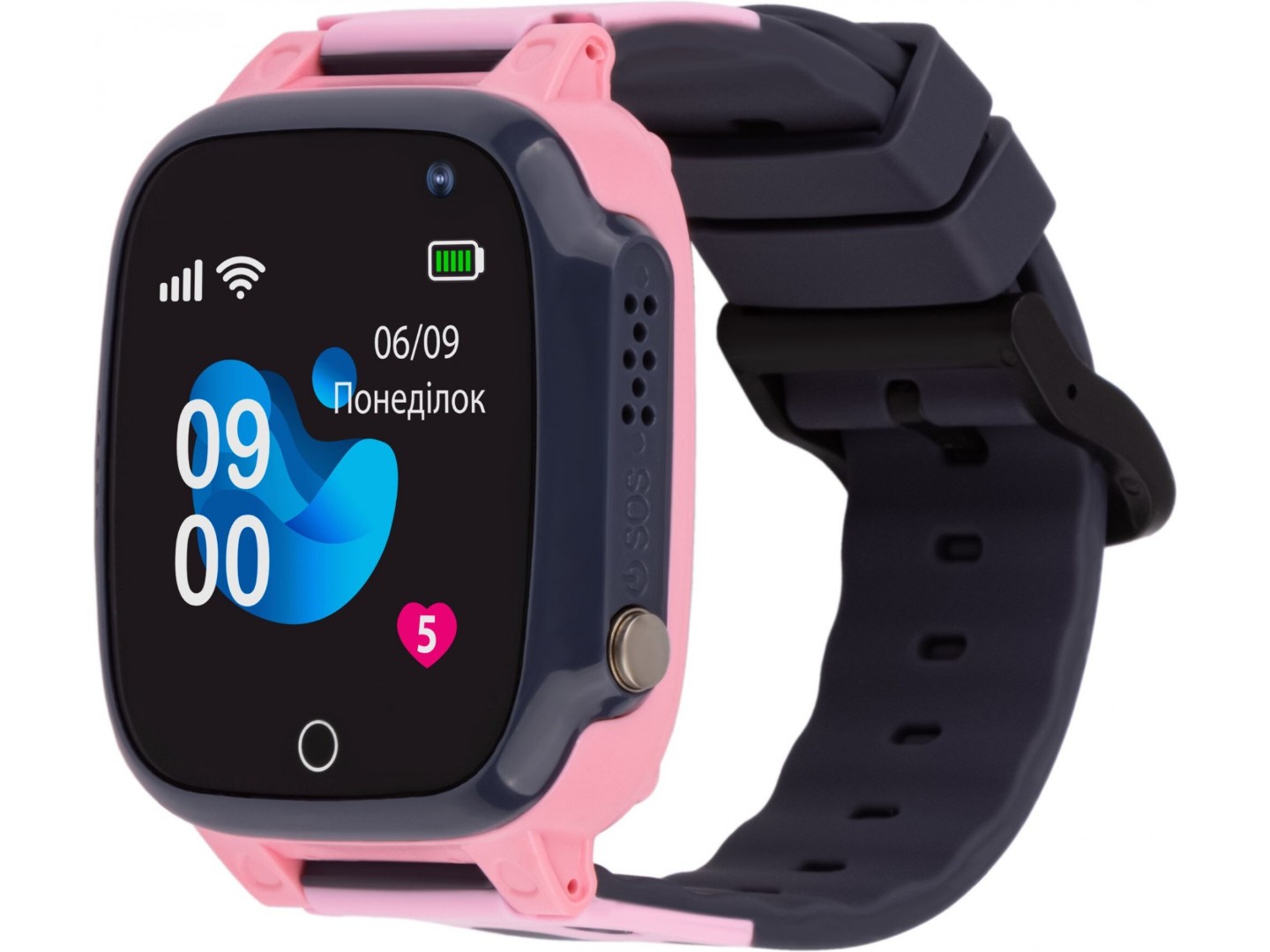 Дитячий годинник AmiGo GO008 Milky GPS WIFI Pink