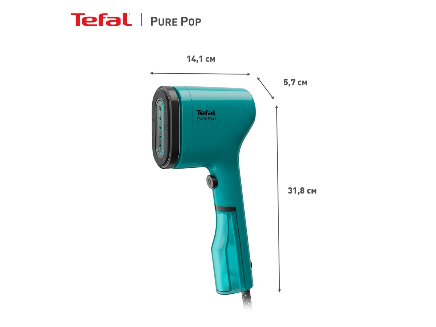 Вертикальний відпарювач ручний Tefal DT2024E1 — фото 2
